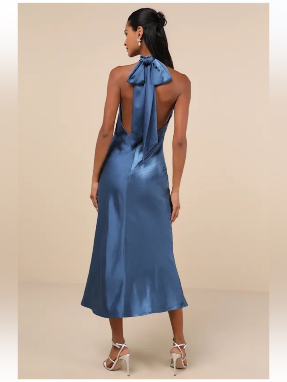 Lulus Dress M Formal Blue - Picture 4 of 14